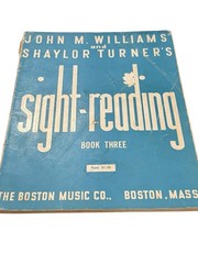 Antique John M Williams Sight Reading Book Three Piano Method 1929 VTG