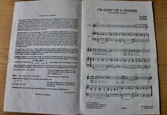 BOURREE FOR BACH SATB SHEET MUSIC W/STRING BASS/SNARE DRUM (1964) ENGLAND