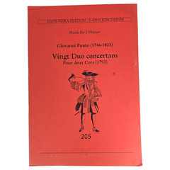 Giovanni Punto Vingt Duo Concertans 20 Duets Hans Pizka French Horn Music Score