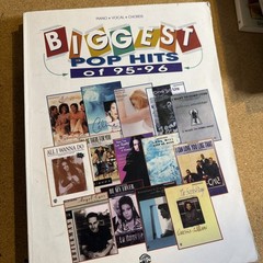 1990’s Compilation Songbook Lot Of 2 Piano Guitar Voice Pop Rock Excellent