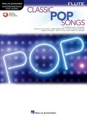 Classic Pop Songs 12 for Flute Solo Sheet Music Play-Along Book Online Audio