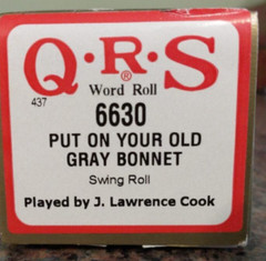 QRS Player Piano Rolls – Choose Your Own ALL TESTED PLAY PERFECTLY
