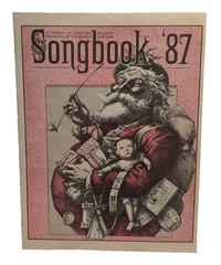 1987 Christmas Caroling Songbook Merced Sun Star Sheet Music F1A