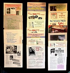 Vintage 19 Issues Various Years Sheet Music Magazines / books Piano Guitar Organ