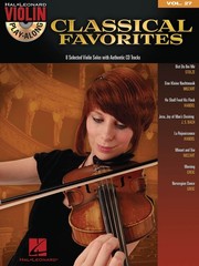 Classical Favorites Violin Play-Along Vol 27 Fiddle Sheet Music Book CD Pack
