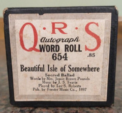 ANTIQUE Word Player Piano Rolls PICK FROM LIST – ASSORTED TITLES ALL TESTED