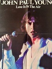 Sheet Music john paul young love is in the air with rare poster