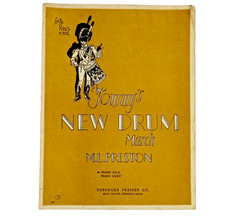 Tommy&rsquo;s New Drum March by ML Preston 1929 Solo Piano Sheet Music