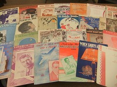 1920&rsquo;s-50&rsquo;s Vintage Sheet Music LOT Irving Berlin St Louis Woman Guy Lombardo