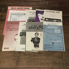 Lot 47 Vintage and Later Sheet Music Show Tunes Easy Listening Pop More