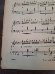Piano Violin Sheet Music Staccato Etude De Salon Bohm Schirmer Vtg 1905 G