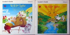 WE ALL LIVE TOGETHER – Leader&rsquo;s Guides – Volume 1-2-3-4 – Books ONLY