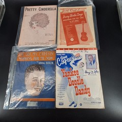 Vintage Sheet Music Lot 14 Songs Irving Berlin James Cagney Yankee Doodle Dandy