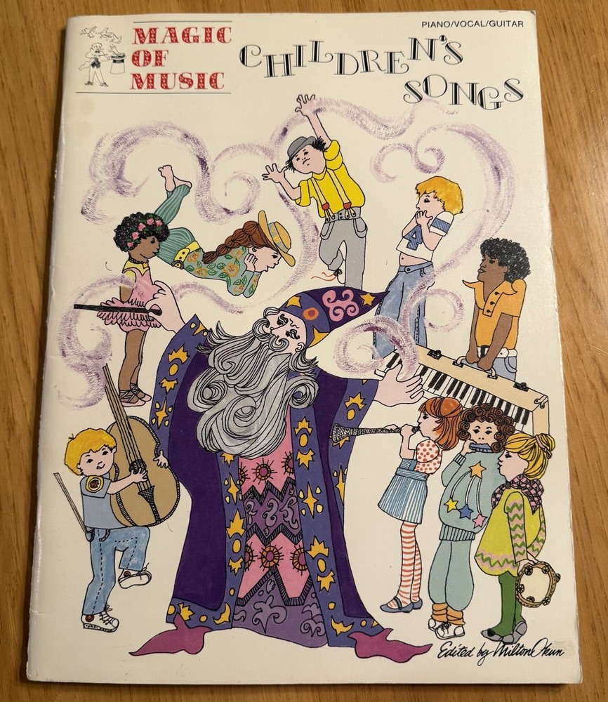 Magic of Music Children&rsquo;s Songs Piano Vocal Guitar Book 1988 Cherry Lane Music