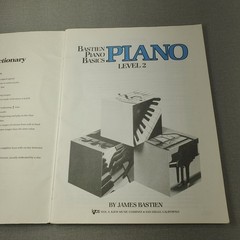 James Bastien Piano Basics Level 2 1987 Instructional Book
