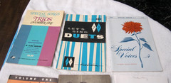 LOT of 9 RELIGIOUS MUSIC BOOKS FOR FEMALE VOICES