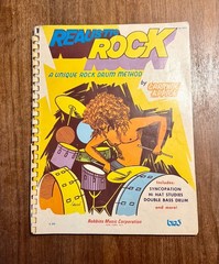Vtg Realistic Rock Carmine Appice Drum Method Manual Book Robbins Music 1972