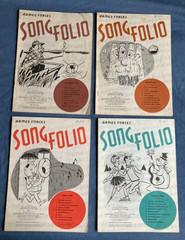 Lot 4 ARMED FORCES SONG FOLIO Nov 1959 Aug 1962 Jan 1963 Apr 1963 Music & Verses