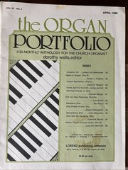 The Organ Portfolio, April 1989