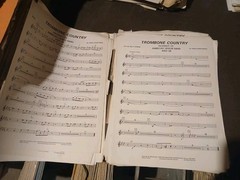 Trombone Country Encore Series Concert Band Sheet Music Full James Christensen
