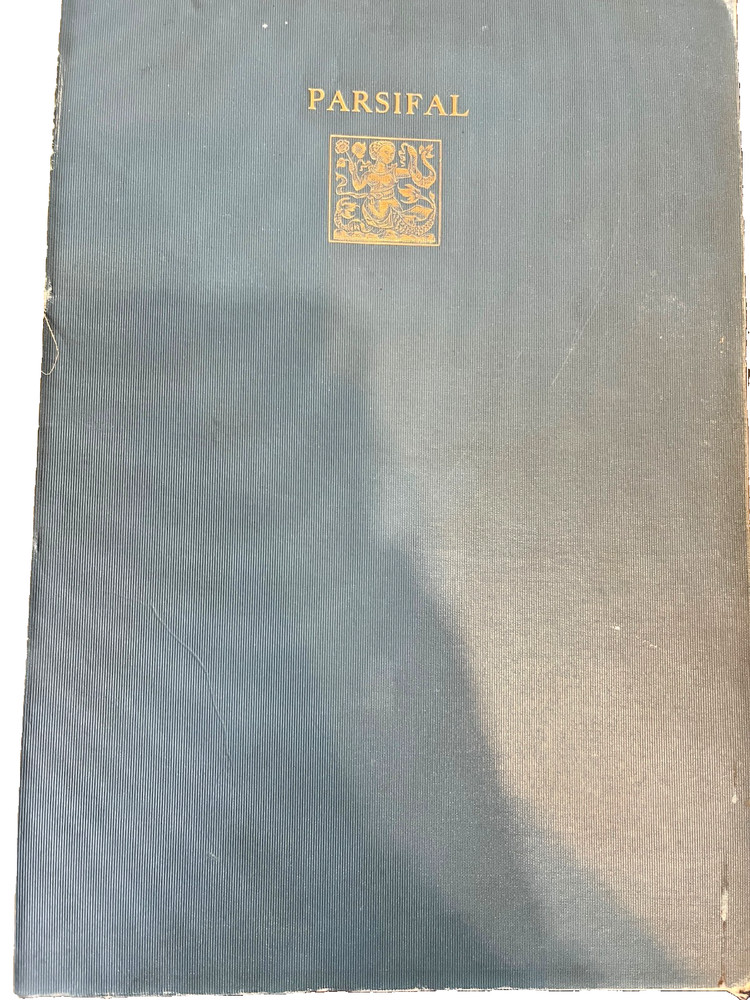 Antique 1904 Richard Wagner PARSIFAL Vocal Score – Karl Klindworth G. Schirmer