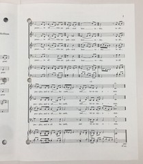 A Prayer For Peace SATB Chorus Unaccompanied Sheet Music Stanley M Hoffman ECS