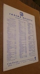 Jascha Heifetz ~ Hora Staccato Viola & Piano Sheet Music c. 1930