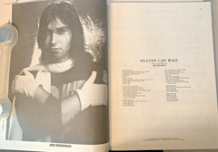 Vintage Meat Loaf Bat Out Of Hell Song Book Sheet Music Piano Vocal Guitar Tab