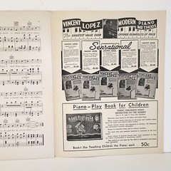 Vintage 1939 Tales from the Vienna Woods Sheet Music Joseph Gallicchio Cover