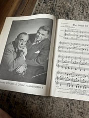 SOUND OF MUSIC sheet music VOCAL And PIANO Rodgers& Hammerstein 1959 Vintage
