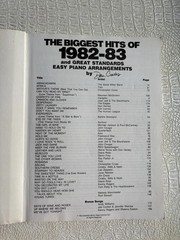 Biggest Hits 1982-83 Sheet Music Book Piano Guitar Lyrics 40 Songs 176 Pages USA