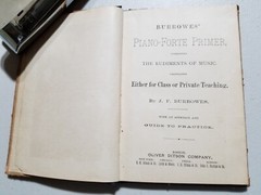 Antique Piano Forte Primer Rudiments of Music J.F. Burrowes 1900s – Swanky Barn