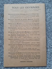 Theorie De La Musique 1929 Bibliotheque Rose Trois Petites Pieces Sheet Music FR