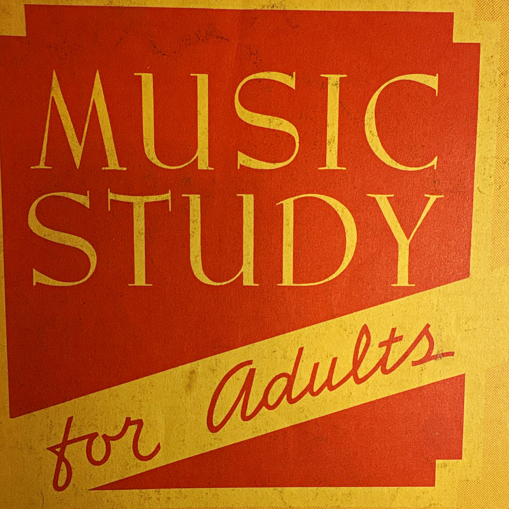 Carl Fischer Music Study for Adults Piano Beginner Song Book 1941