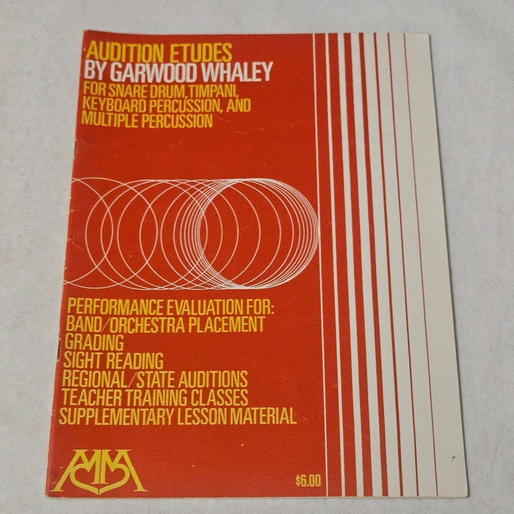 Audition Etudes for snare drum timpani, keyboard percussion, multiple percussion