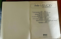 Piano Songbook Broadway Memory Plus 15 Broadway Hits Dan Fox 1984