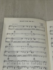 VILLAGE PEOPLE sheet music READY FOR THE 80&rsquo;s (6 pages) 1979 (VG+ shape)