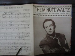 Dick James The Minute Waltz Vintage Sheet Music Publishing by Laurence Wright